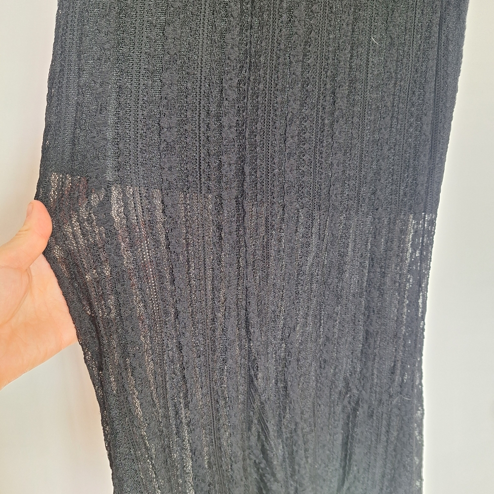 KILLSTAR julia's Betrayal Black Lace Maxi Layered Skirt Size XS - Picture 7 of 7